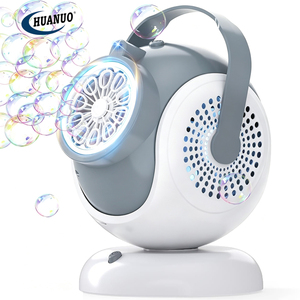 Regalos para Niños y Niñas, Juguetes Auto 360 °   Rotación 75 °   Máquina <span class=keywords><strong>de</strong></span> Burbujas Recargable con 10 Varitas Grandes y Rango <span class=keywords><strong>de</strong></span> Inclinación Ajustable para Niños - Product Image 1