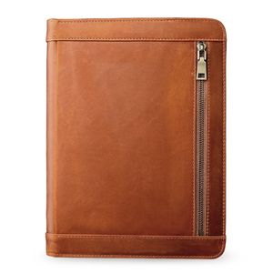 Sac pour ordinateur portable d'affaires en cuir imperméable amélioré avec poche zippée, housse pour ordinateur portable durable personnalisée pour le travail quotidien - Product Image 6