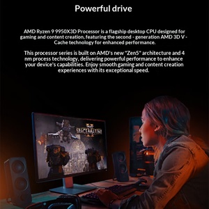 En stock, vente en gros : PC de jeu ASUS personnalisé avec refroidissement, AMD R9 9950X3D, 48 Go DDR5, SSD 1 To, RTX 5080. Commande en gros, prêt à être expédié. - Product Image 4