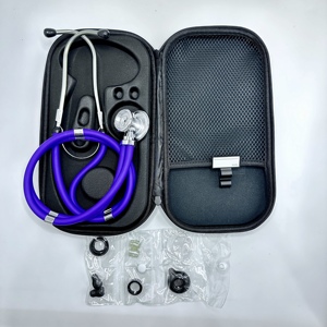 Estetoscopio Fortune Classic II de Doble Cabeza con Certificación CE, Kit de Doble Tubo de Calidad Premium con Bolsa de EVA <span class=keywords><strong>para</strong></span> Cardiología Médica - Product Image 4