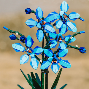 热卖DIY兰辉花卉积木盆栽塑料植物模型儿童家居套装 - Product Image 5