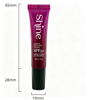 SENZESY OEM Custom 10ml LDPE Lotion Squeeze Tube Offset Printing BB Cream Hose untuk Kemasan Krim Wajah dan Tabir Surya