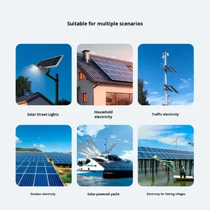 Солнечная панель 550 Вт, монокристаллический кремниевый фотоэлектрический модуль, зарядная плата, эффективная солнечная панель для подключения к сети, производство Шаньдун - Product Image 3