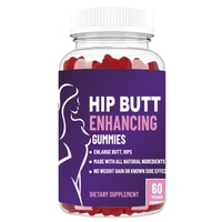 Gummies pour l'amélioration et le raffermissement des fesses, suppléments abondants à base de plantes naturelles, véganes et à base de plantes médicinales