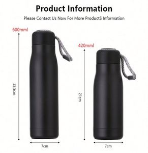 Bouteille d'eau isotherme portable en acier inoxydable pour l'extérieur, l'escalade et le camping (vente en gros) - Product Image 4