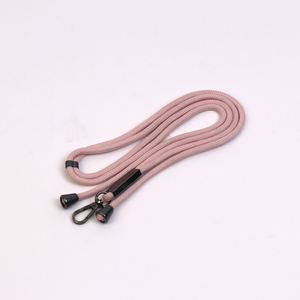 Custom 5Mm Durable Eco-Friendly Polyester Twill Round Lanyard Adjustable <b>Clip</b> & Printed Id Badge Rope Black Metal <b>Hook</b> - Product Image 4