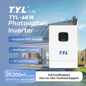 Controlador de Carga Híbrido Estándar de 6kW 230V 80A MPPT de Alta Eficiencia, Onda Sinusoidal Pura, Fuera de la Red, T.Y.L-EU6KW, Módulo WiFi, Monitoreo Remoto - Product Image 1