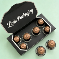Boîte de rangement en carton pour capsules de café d'hôtel, vide, facile à ouvrir, pour dosettes de café