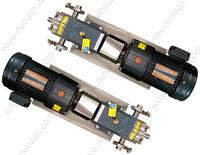 Pompes à deux lobes 2HP Pompe rotative pour la transmission de colle PVA pour la production de bordures de papier