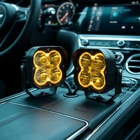 Projecteur extérieur pour voiture tout-terrain HYNBYZJ, lumière d'ambiance LED 60W pour montant A Wrangler, lumière de pare-chocs avant ultra-lumineuse Tank 300
