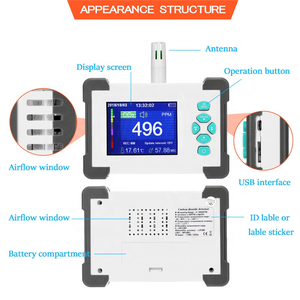 Detector <span class=keywords><strong>profesional</strong></span> <span class=keywords><strong>de</strong></span> CO2, Monitor <span class=keywords><strong>de</strong></span> dióxido <span class=keywords><strong>de</strong></span> carbono, <span class=keywords><strong>medidor</strong></span> <span class=keywords><strong>de</strong></span> temperatura y <span class=keywords><strong>humedad</strong></span> con USB, analizador <span class=keywords><strong>de</strong></span> Gas y Detector <span class=keywords><strong>de</strong></span> calidad del aire - Product Image 4