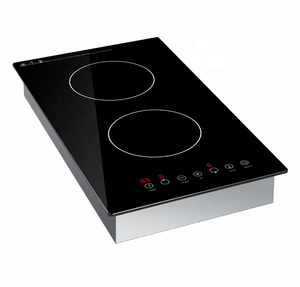 Cuisinière infrarouge en céramique <span class=keywords><strong>vitrocéramique</strong></span> 2 brûleurs 3500W, 2 zones de chauffe, <span class=keywords><strong>Domino</strong></span>, appareils de cuisine, ustensiles de cuisine - Product Image 4