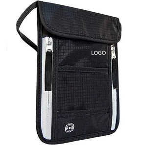RFID engelleme ile seyahat boyun cüzdan, kadınlar ve erkekler için seyahat boyun çantası pasaport tutucu değerli eşyalarınızı güvenli tutmak - Product Image 1