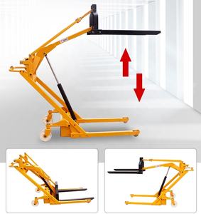 รถยกไฟฟ้าแบบพกพาขนาดเล็ก พร้อมแบตเตอรี่ 24 โวลต์ รับน้ำหนักพาเลทได้ 500 กิโลกรัม - Product Image 4
