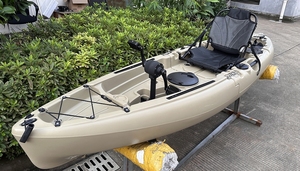 2024 nueva tendencia plástico duro sentarse en la parte superior kayak Kayak Pesca empalme barco con kayak con pedal - Product Image 5