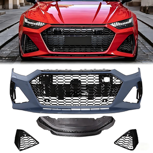 Parachoques Delantero para <span class=keywords><strong>Audi</strong></span> <span class=keywords><strong>A7</strong></span> S7 C8 2019 2020 2021 <span class=keywords><strong>2022</strong></span> 2023 2024 2025, Kit de Conversión Estilo RS7 con Rejilla Frontal - Product Image 1