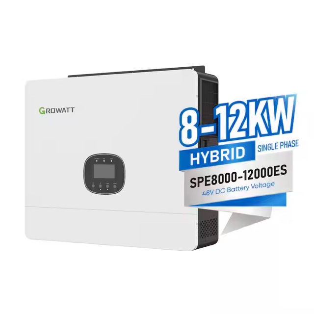 Growatt Hybrid Inverter SPE 8000-12000ES Low Voltage SPE 12000 ES 8KW 10KW 12KW Single Phase Hybrid Inverter for Home Use