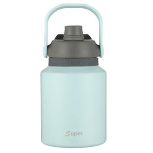 Thermos en acier inoxydable grande capacité, isolation thermique 12-24 heures, poignée portable, sports de plein air, camping, paille, bouillante - Product Image 3