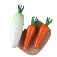 Réplique réaliste de carotte artificielle pour la décoration de restaurants, la présentation en cuisine domestique, accessoire de photographie culinaire, fournitures de merchandising visuel