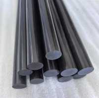 Barres en carbone solides rondes de 10 mm, 12 m, 15 mm pour support de caméra et rail de guidage robotique