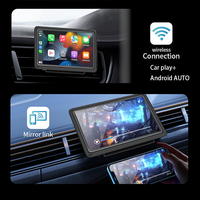 7 pouces portable Carplay MP5 stéréo en ligne GPS Android Auto tableau de bord universel Radio et lecteur DVD