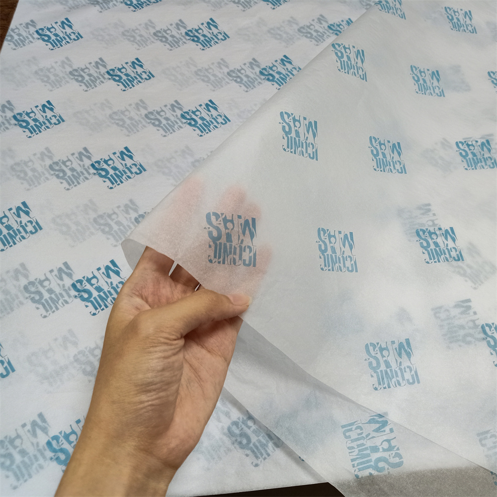 High Quality Custom Logo 17g Thin Wrapping Tissue Paper for Shoes Clothing Gift Packaging Wrapping With Company Name