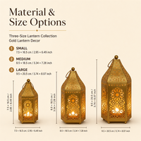 Support de bougie en fer forgé ajouré sculpté de style rétro moyen-oriental, récipient pour bougie aromatique, décoration de table pour la maison