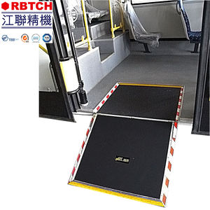 Rampa para silla de ruedas plegable accesible para refugio de autobús que pesa 300KG Peso ligero Rampa de nido de abeja de aluminio de fibra de carbono de alta carga - Product Image 2