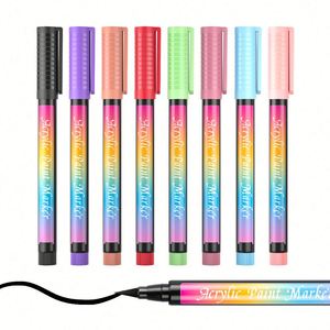 Marcador de Tiza Líquida de Color Brillante Permanente con Logotipo Personalizado de Alta Calidad para la Escuela y la Oficina - Product Image 1