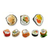 Machine à riz et à rouleaux de sushi en acier inoxydable 304, automatique