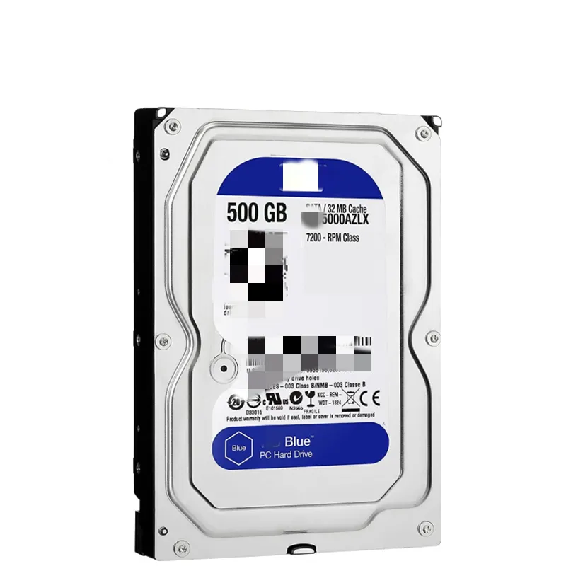 WD5000AZLX <span class=keywords><strong>Blauw</strong></span> 500Gb Desktop Harde Schijf-7200 Rpm Sata 6 Gb/s 32Mb Cache 3.5 Inch