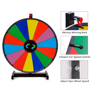 Rueda giratoria de metal para mesa de 24 pulgadas con soporte Fortune Win Game - Product Image 6