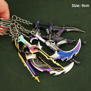 Nuevo llega Valorant llavero Mini <span class=keywords><strong>cuchillo</strong></span> Metal Gun <span class=keywords><strong>Reaver</strong></span> Sheriff Prime Karambit - Product Image 2