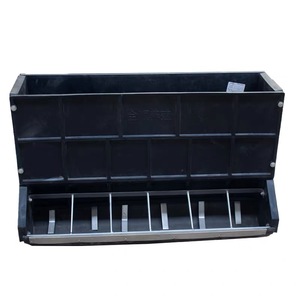 Mangeoire à porcelets à 12 trous, composite, double face, anti-arche, pour les élevages de porcs à grande échelle - Product Image 1