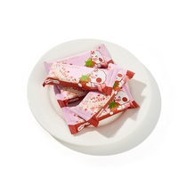Barras de Cereal de Yogur con Fresa, Suministro de Fábrica OEM, Paquete Individual, Snack de Fruta Crujiente, Barras Nutritivas
