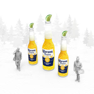 نموذج بيرة قابل للنفخ بشعار مخصص متين محمول لمناسبات العطلات عروض ترويجية للأعمال لعارضي وكالات التسويق - Product Image 5