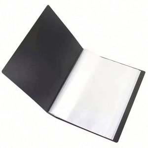 Promotional Custom Logo <b>Plastic</b> A4 20 Pockets Display Clearbook Transparent <b>Sheet</b> Protector PP <b>Clear</b> Document Folder EN71/ASTM - Product Image 1