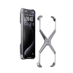 Funda Metálica Tipo <span class=keywords><strong>X</strong></span> de Aleación de Aluminio sin Marco para <span class=keywords><strong>iPhone</strong></span> 17 16 15 14 13 Pro Max, Disipación de Calor, Protección Antigolpes - Product Image 2