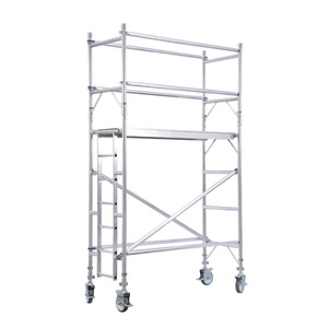 Ponteggio Portatile da Esterno in Alluminio con Scala per Costruzione in Vendita - Product Image 6
