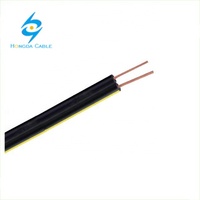 Kabel Telepon Paralel 2 Inti Kawat Tembaga Baja 1.0mm