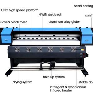 Impresora de Inyección de Tinta Eco-Solvente Automática XP600, Nueva Impresora Plotter de 1.8M para Carteles y Pancartas Flexibles para Interiores - Product Image 2