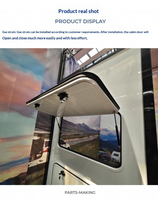 Porte de compartiment de camping-car hermétique et verrouillable, cadre en aluminium léger, trappe de rangement pour camping-car tout-terrain et conversion de motorhome