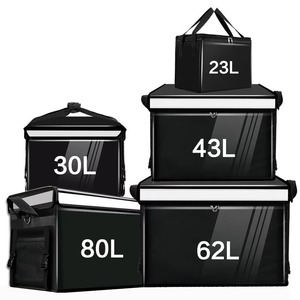 Caja Térmica de Cuero de Lujo de 23L para Entrega de Comida, Equipo para Repartidores, Compatible con Bolsas de Hielo, para Entrega de Pasteles/Pizzas Grandes/Pequeñas - Product Image 6
