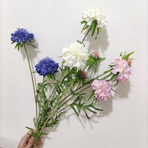 Hoa Lụa Giả 3 Đầu Hoa Ngô Nhân Tạo Để Trang Trí Nhà Vườn Đám Cưới - Product Image 3