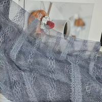 Tissu en maille à rayures verticales, dentelle, tissu piqué, tissu de doublure blanc pour robe de femme, vêtements pour enfants, vêtements pour poupées, jouets, décoration DIY