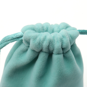 Chất Lượng Cao Da Lộn <span class=keywords><strong>Pouch</strong></span> Nhung Đồ Trang Sức Dây Kéo Túi Bán Buôn Tùy Chỉnh In <span class=keywords><strong>Logo</strong></span> Cho Món Quà Cho - Product Image 6