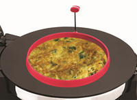 Machine à Roti en Aluminium au Design Populaire 1000W, Plaques Antiadhésives, Contrôle Électronique, Extérieur Froid au Toucher, Usage Domestique