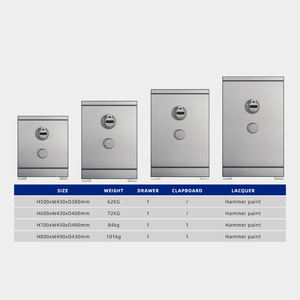 适用于 TUYA APP WIFI 家庭办公室的重型钢制指纹密码电子防盗保险箱 - Product Image 4