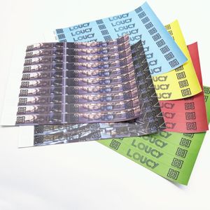 Pulseras de Papel Tyvek Imprimibles por Inyección de Tinta Digital Personalizadas Baratas al por Mayor con Chip RFID NFC F08 para <span class=keywords><strong>Eventos</strong></span>, Bodas, Graduaciones - Product Image 6