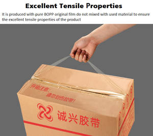 Ambalaj için şirket logosu ile küçük adedi özel baskılı biyogradeable BOPP kutu yapıştırıcı ambalaj ambalaj bandı - Product Image 3